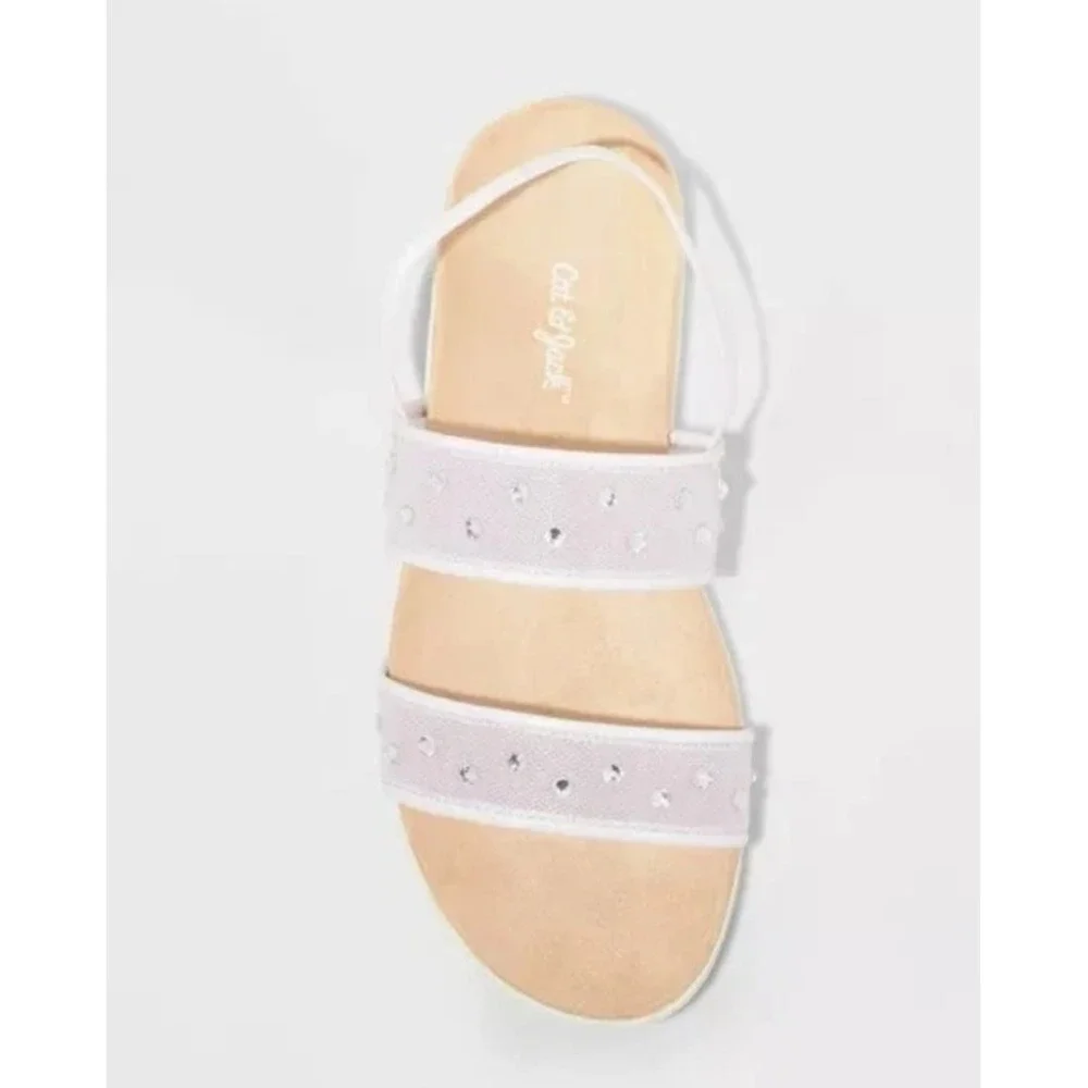 Cat & Jack Kids' Lavender Elana Slip-On Summer Sandals Size 2 NWT